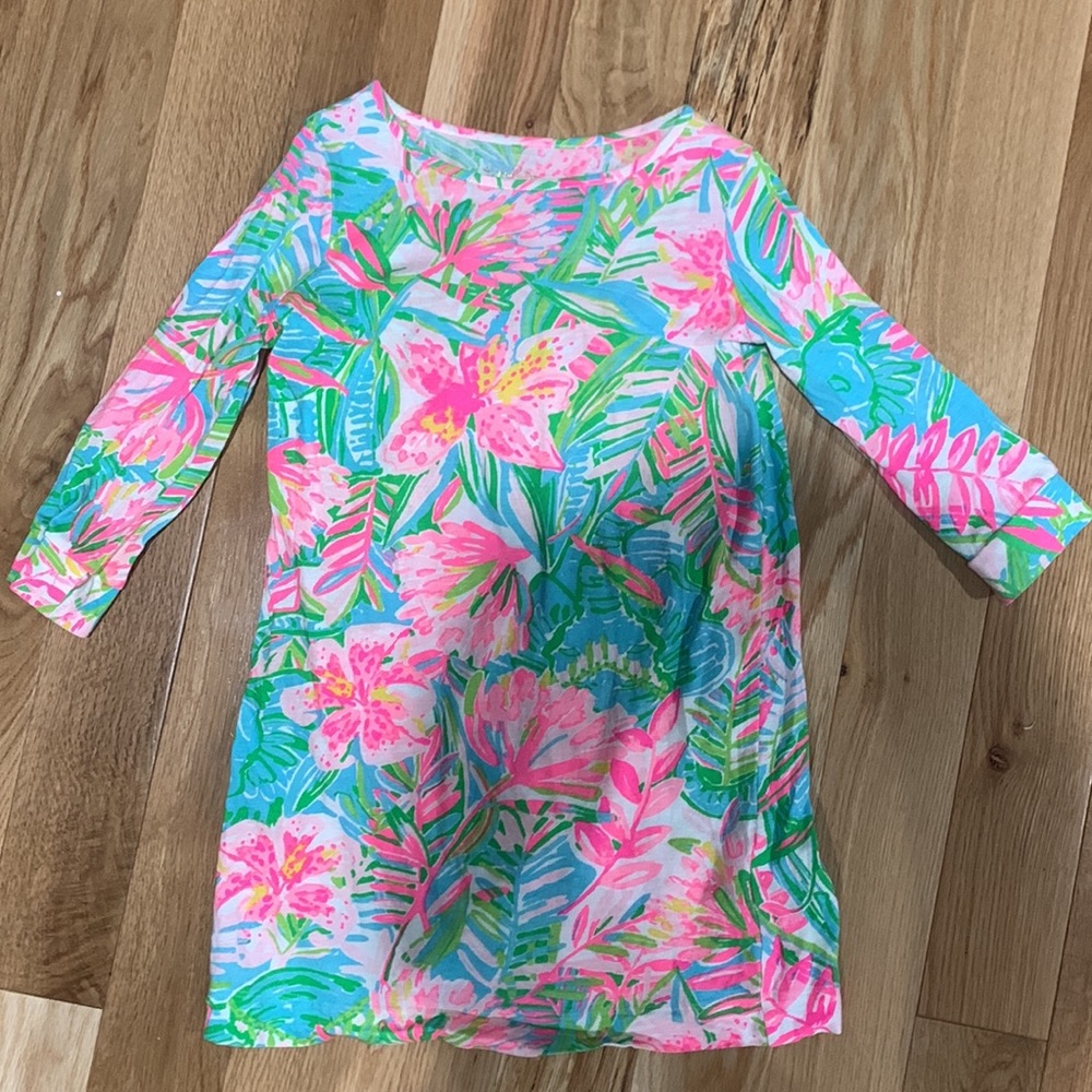 Kids Lilly Pulitzer quarter sleeve dress